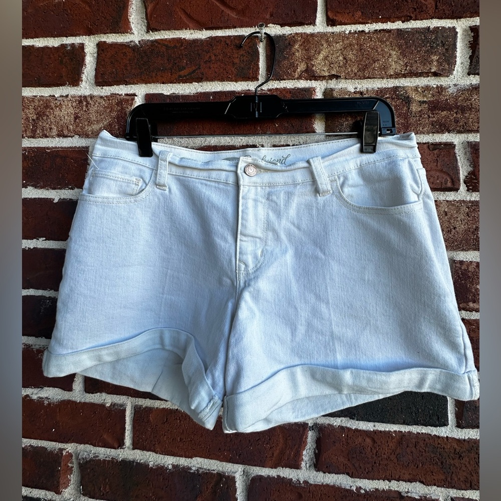 Old Navy Light Blue Denim Roll-Hem Shorts